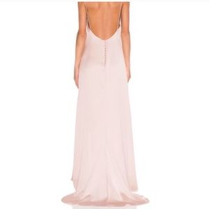 Light pink slip dress from Revolve